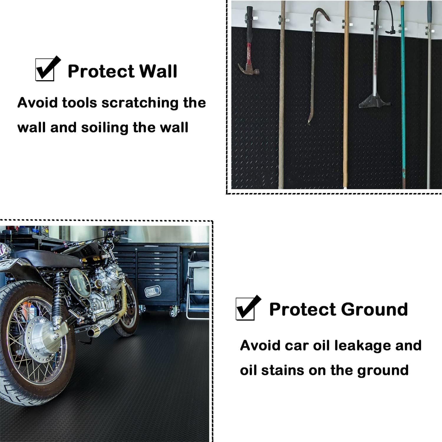 Rubber Garage Flooring can protect floor